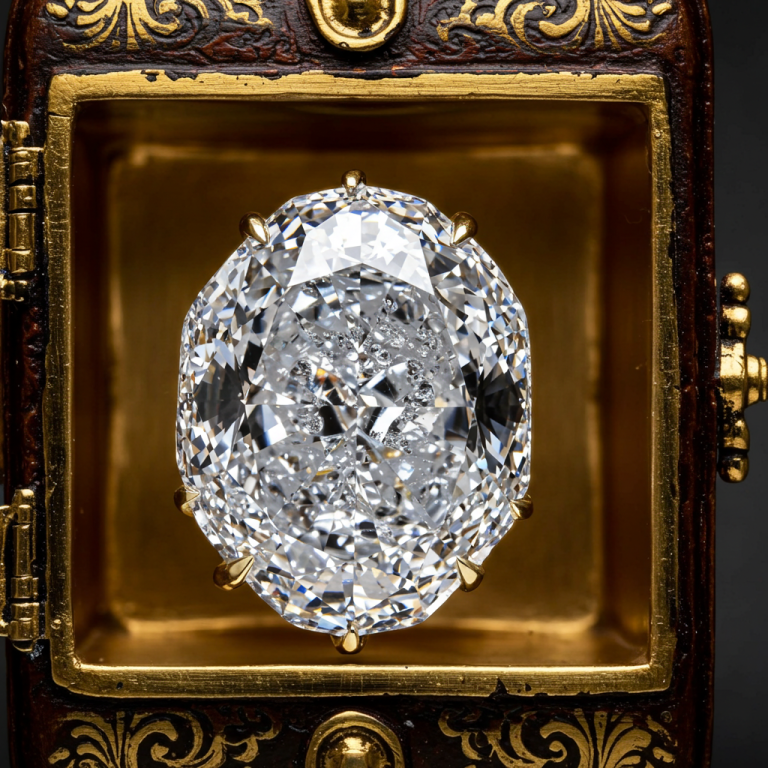 Gran Diamante En Compartimento Secreto